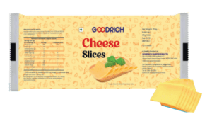 Freshly packaged Cheese Slices, ideal for sandwiches, burgers, and melting over dishes.