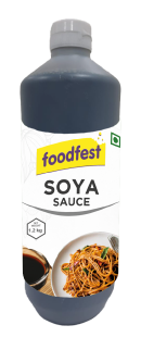 Soya Sauce, a savory sauce made from fermented soybeans, perfect for enhancing the flavor of various dishes.