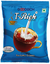 T-Rich Dairy Creamer, a smooth, creamy powdered creamer ideal for tea, coffee, and other beverages. Offers a rich, milky flavor and easy mixing for a convenient and delicious addition to drinks.