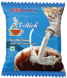 T-Rich Dairy Creamer, a smooth, creamy powdered creamer ideal for tea, coffee, and other beverages. Offers a rich, milky flavor and easy mixing for a convenient and delicious addition to drinks.