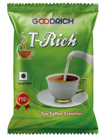 T-Rich Dairy Creamer, a smooth, creamy powdered creamer ideal for tea, coffee, and other beverages. Offers a rich, milky flavor and easy mixing for a convenient and delicious addition to drinks.